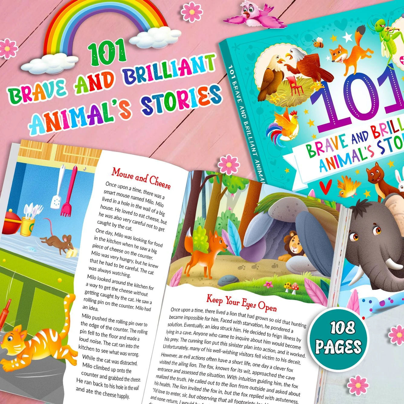 101 Brave and Brilliant Animals Stories