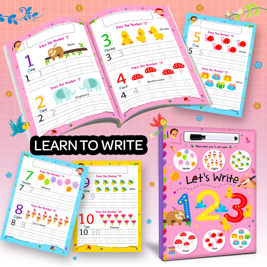 Early Learning Write 123 Alphabet