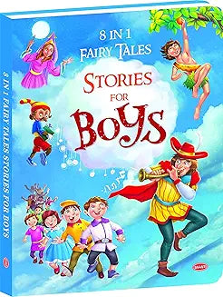 Shanti Publications 8 in 1 Fairy Tales Stories for Boys