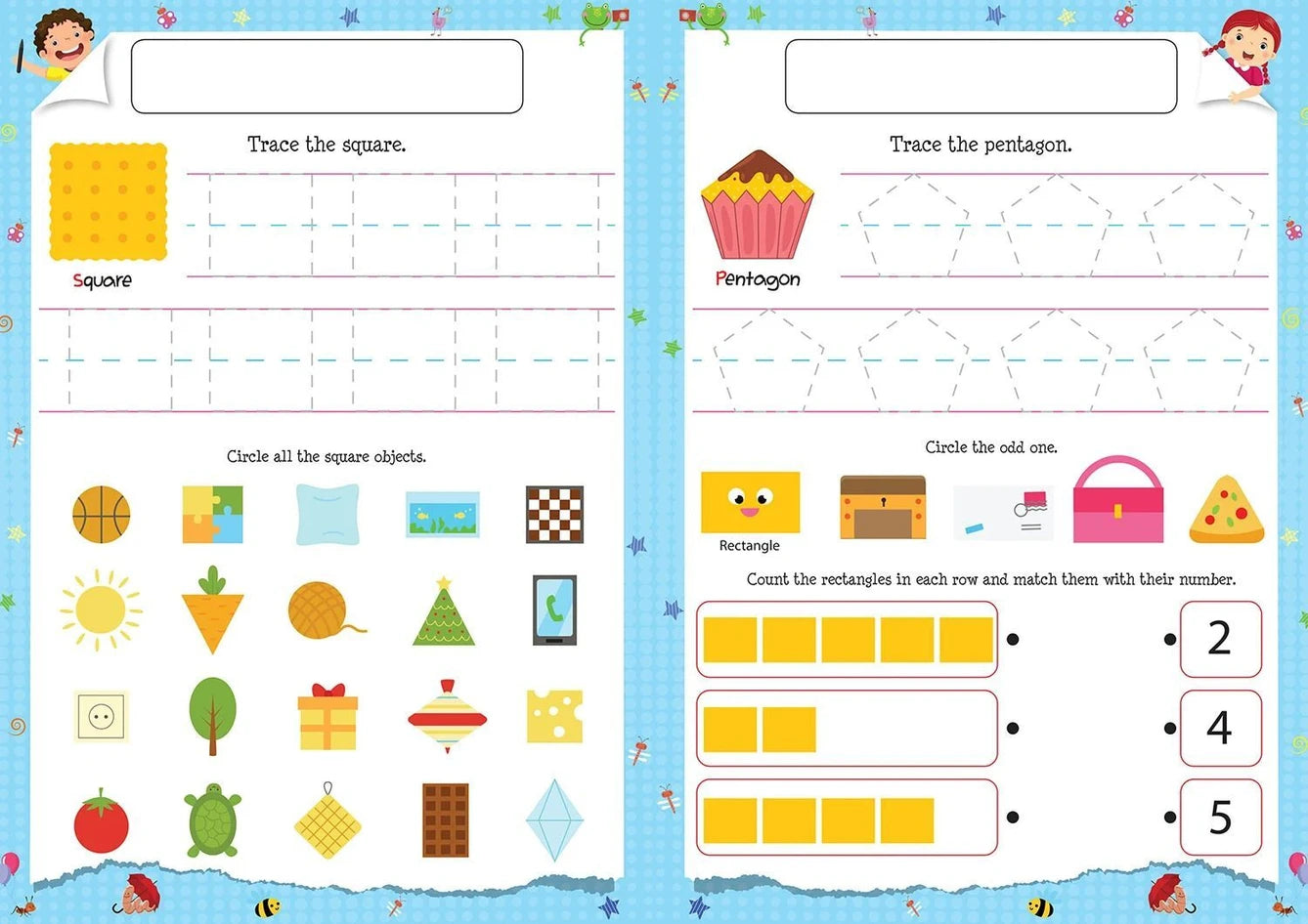 Early Learn Write Colour and Shapes